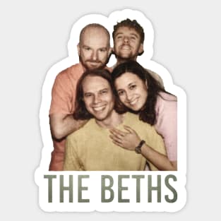 The Beths Retro Sticker